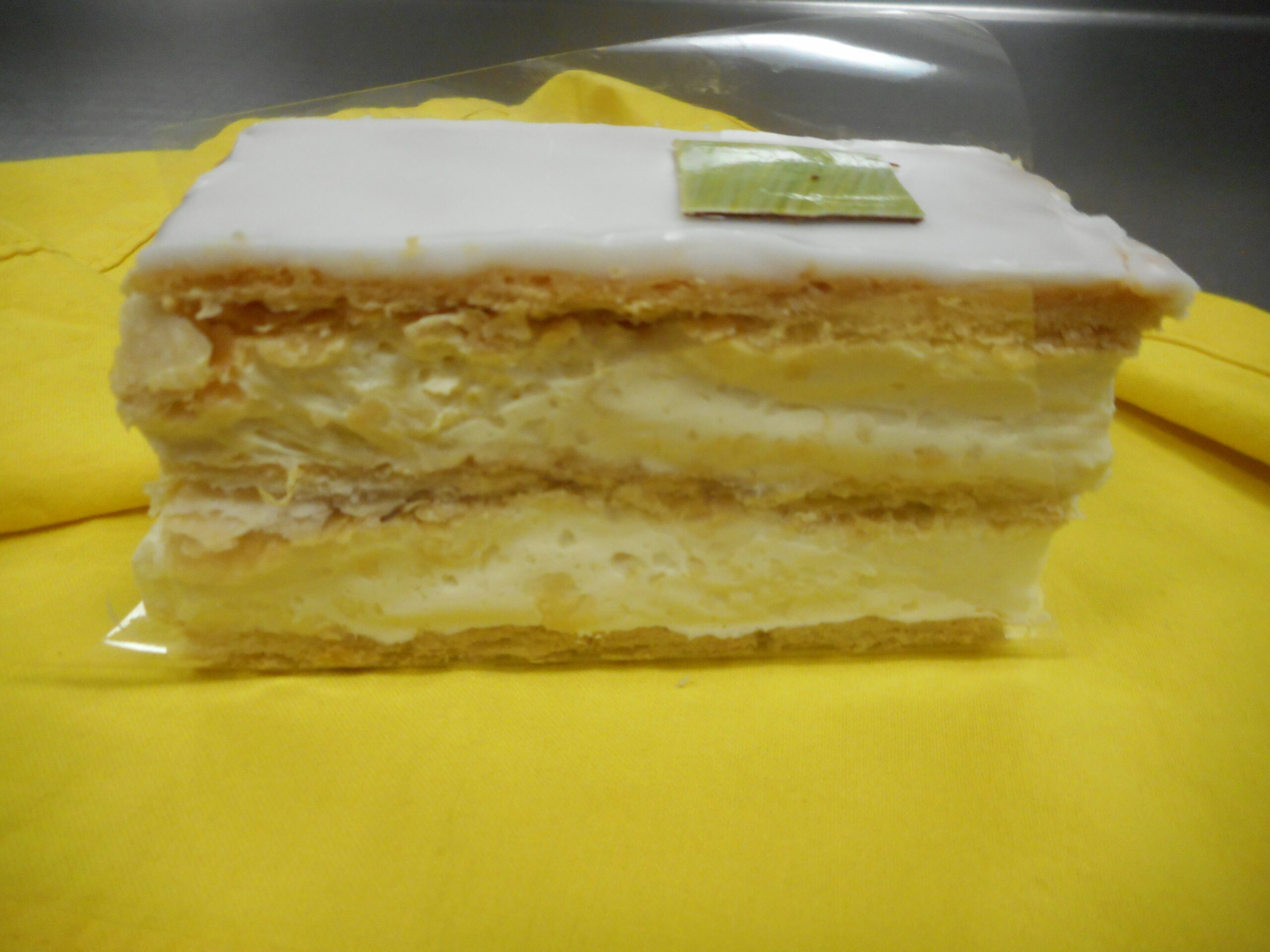 vegane Cremeschnitte